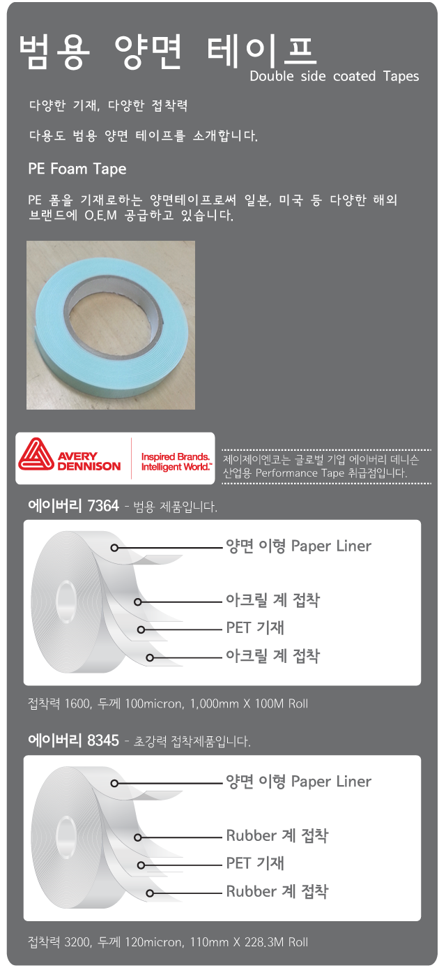 범용 양면 테이프